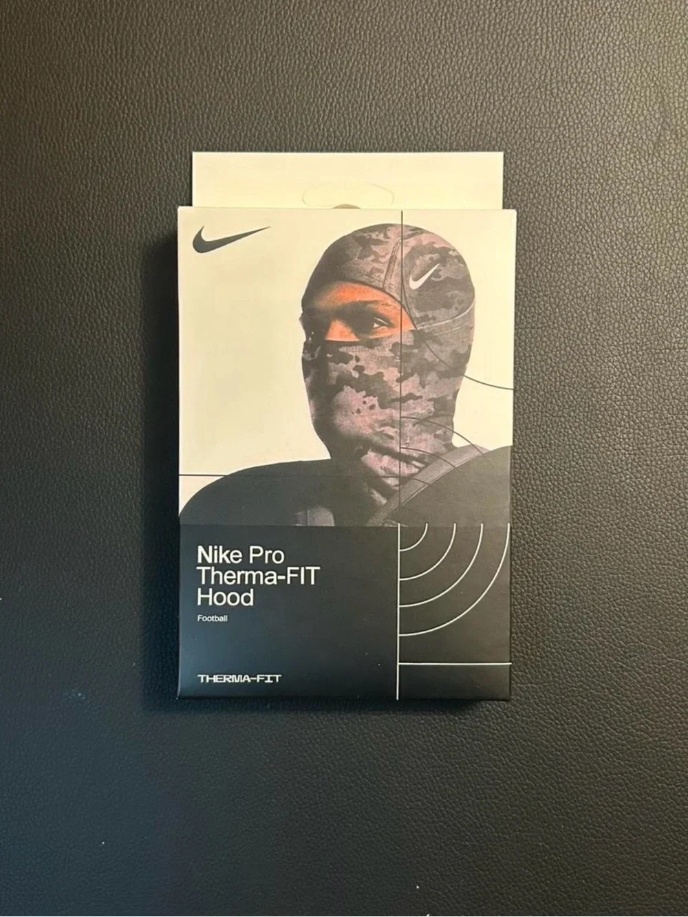 Nike Black and Gray Camo Therma-FIT Hood